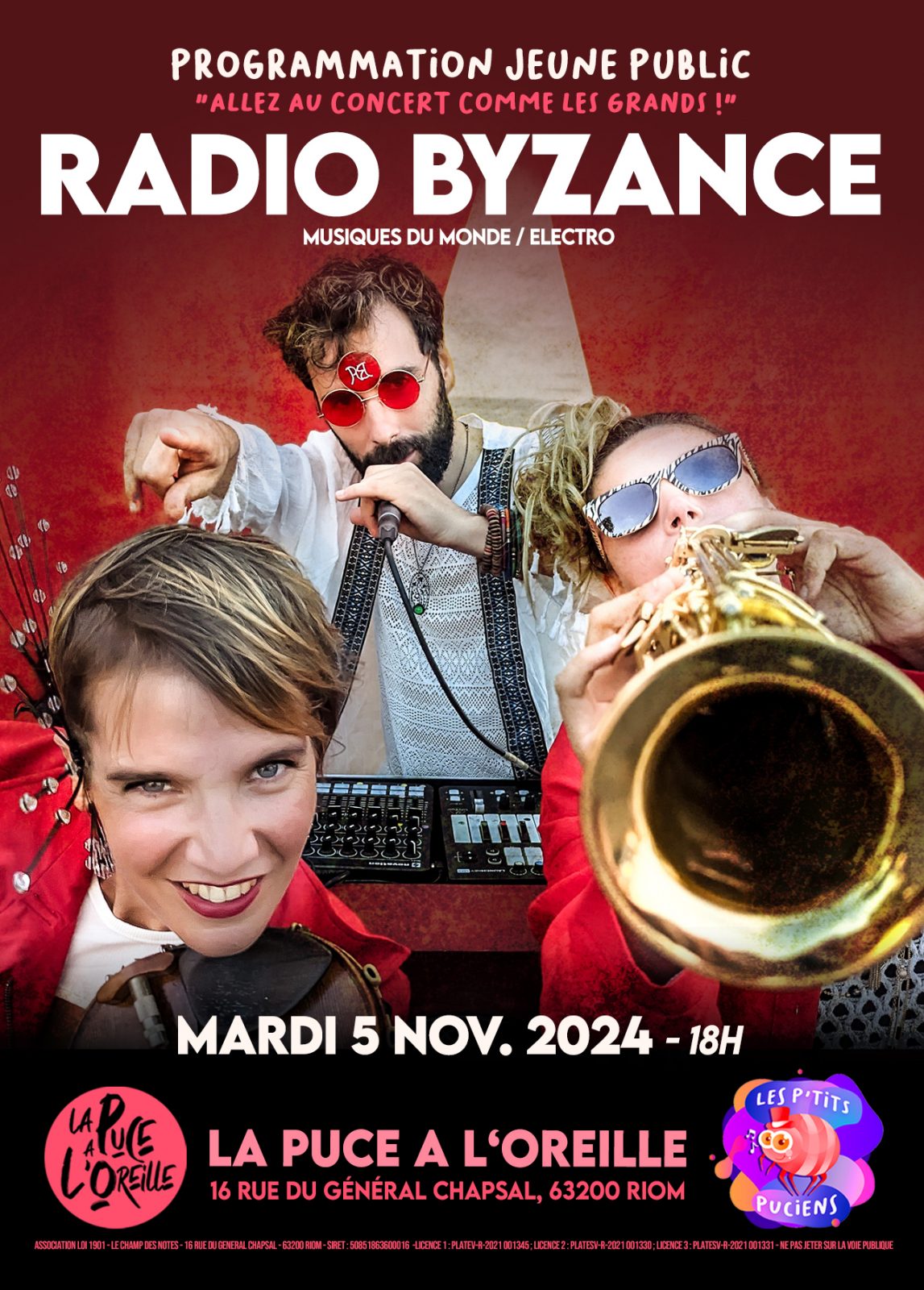 Les P’tits Puciens – Radio Byzance , Concert jeune public