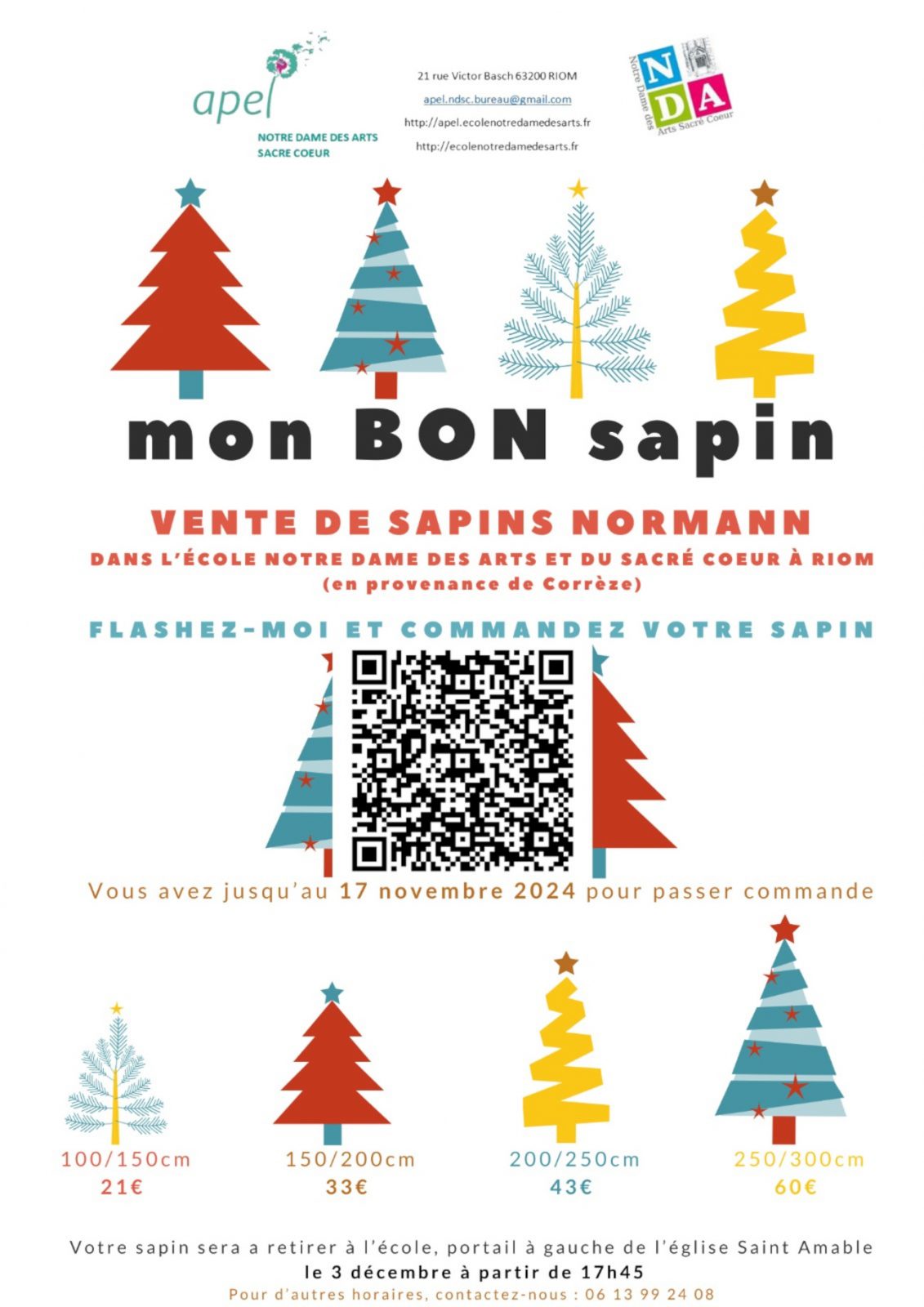 Vente de sapins