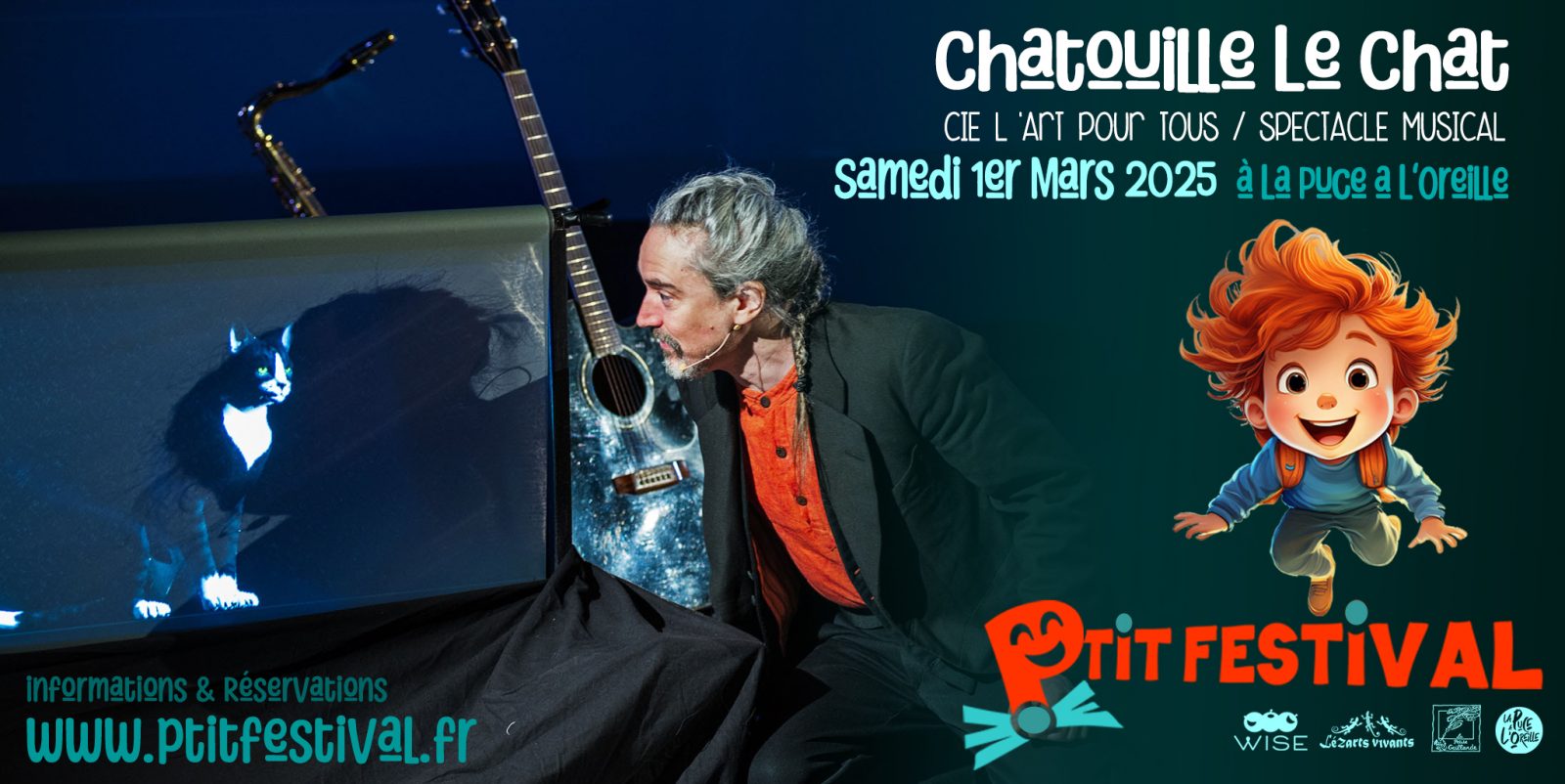 Le p’tit festival : Chatouille le chat- la puce à l’oreille