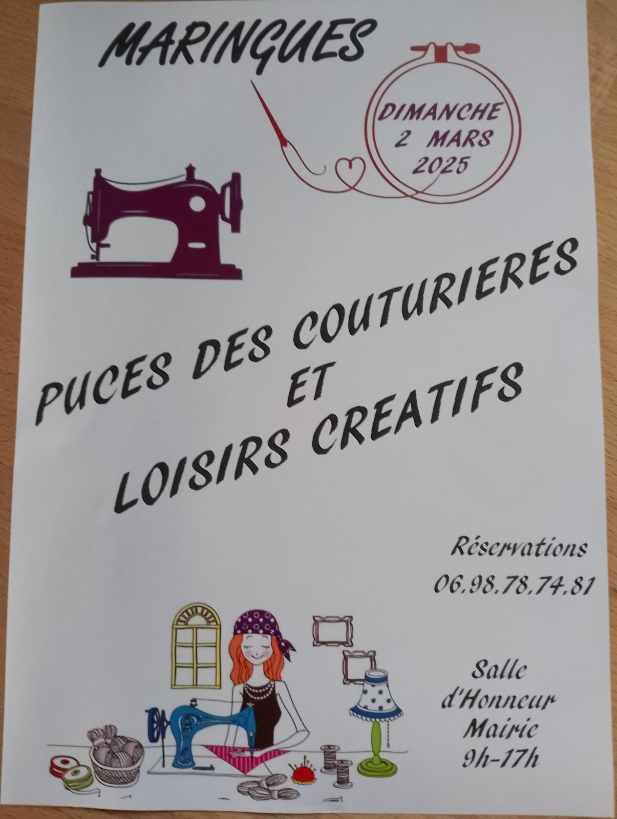 Puces des couturières et salon créatif autour du fil